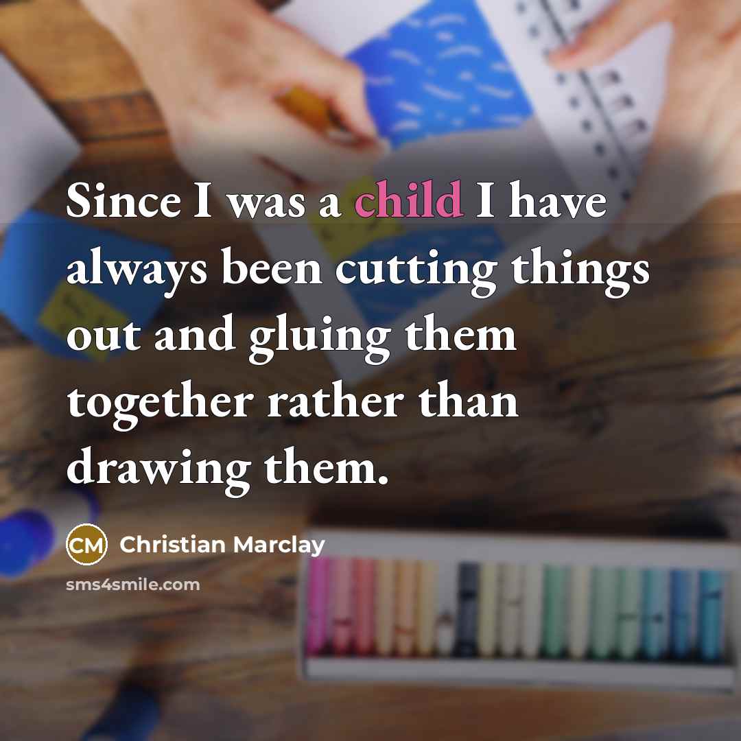 “Since I was a child I have always been cutting…” quote by Christian Marclay