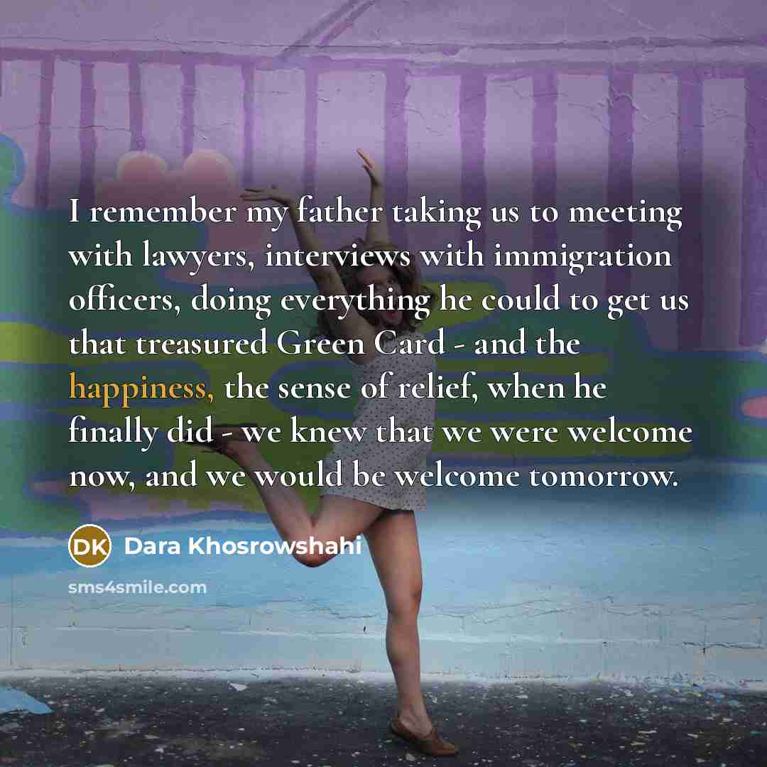 “I remember my father taking us to meeting with lawyers,…” quote by Dara Khosrowshahi