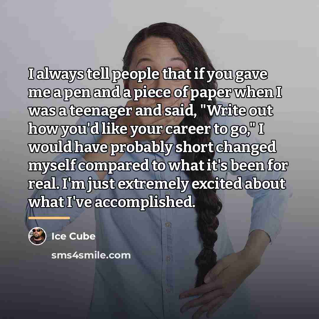 “I always tell people that if you gave me a…” quote by Ice Cube