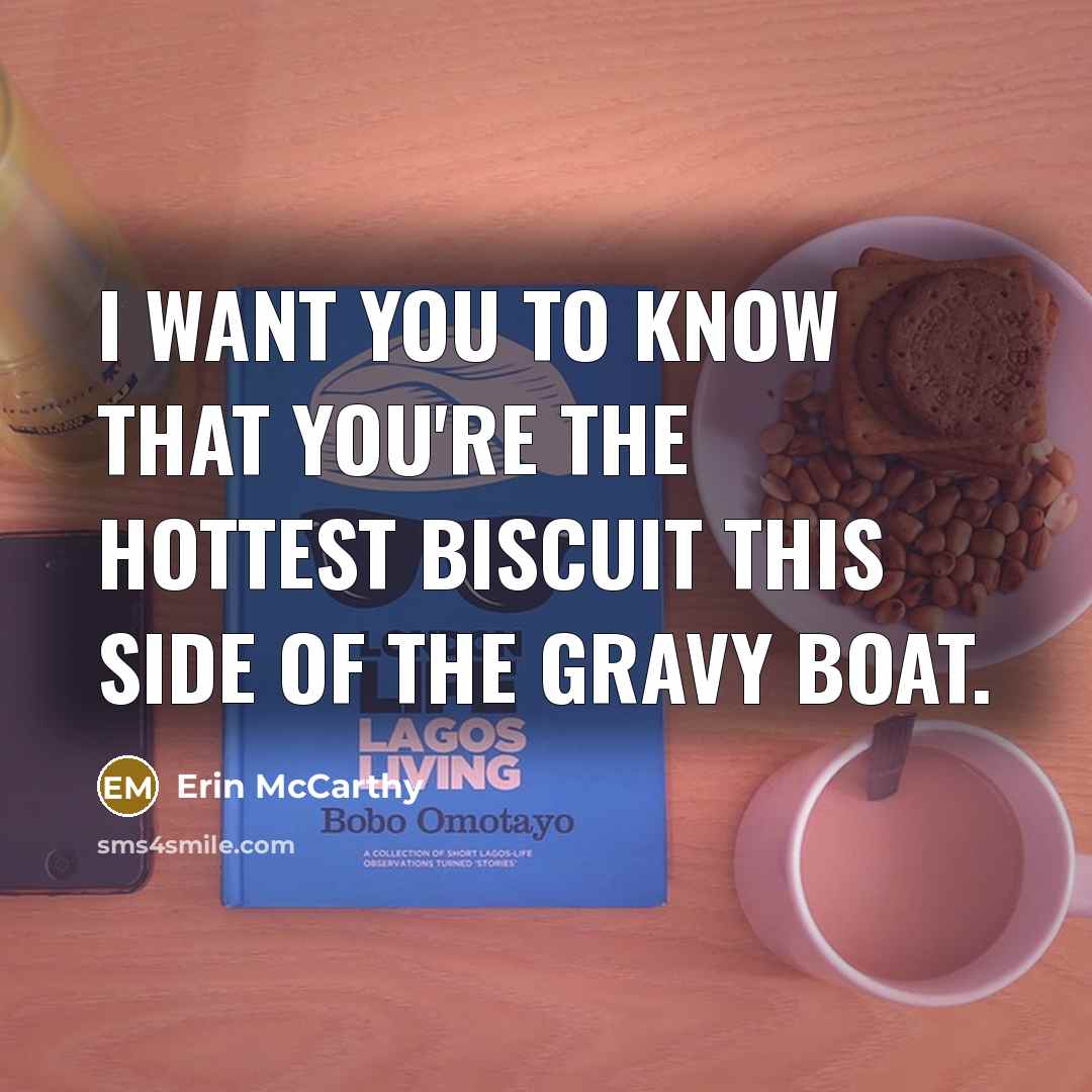 “I want you to know that you're the hottest biscuit…” quote by Erin McCarthy