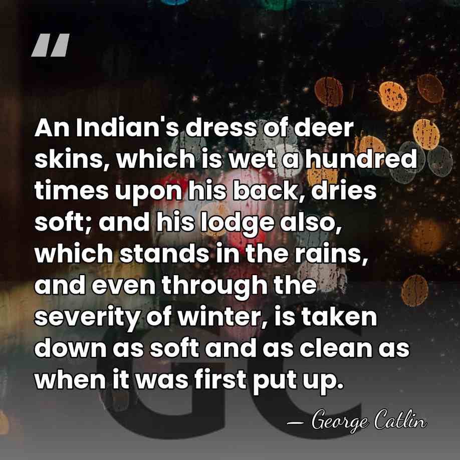 An Indian's dress of deer skins, which is wet a hundred times&hellip; - George Catlin