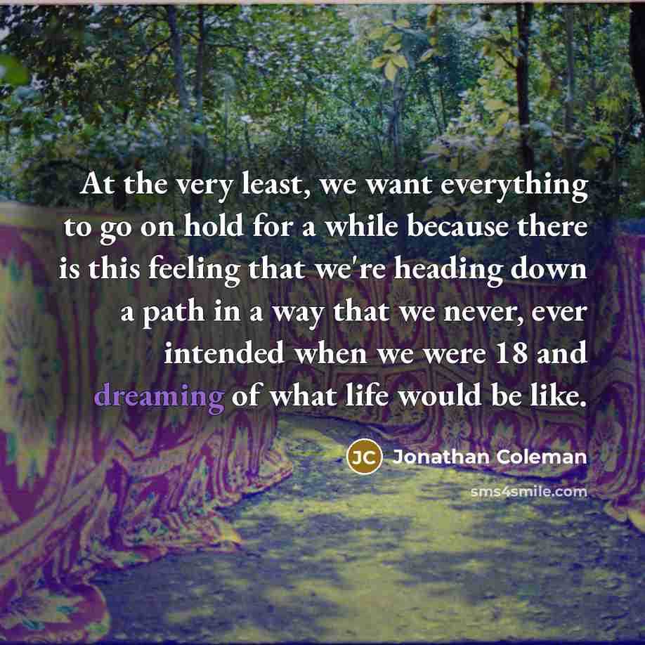 “At the very least, we want everything to go on…” quote by Jonathan Coleman