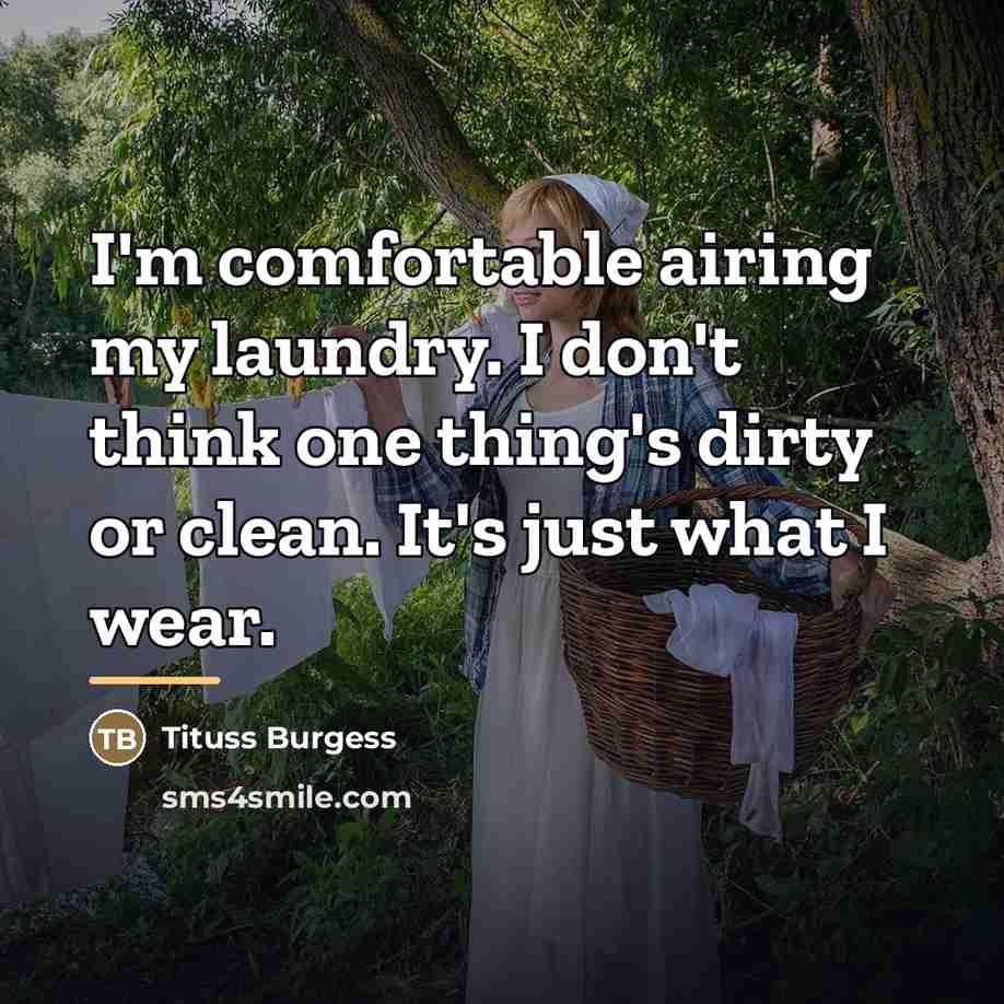 “I'm comfortable airing my laundry. I don't think one thing's…” quote by Tituss Burgess