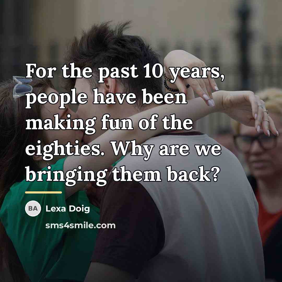 “For the past 10 years, people have been making fun…” quote by Lexa Doig