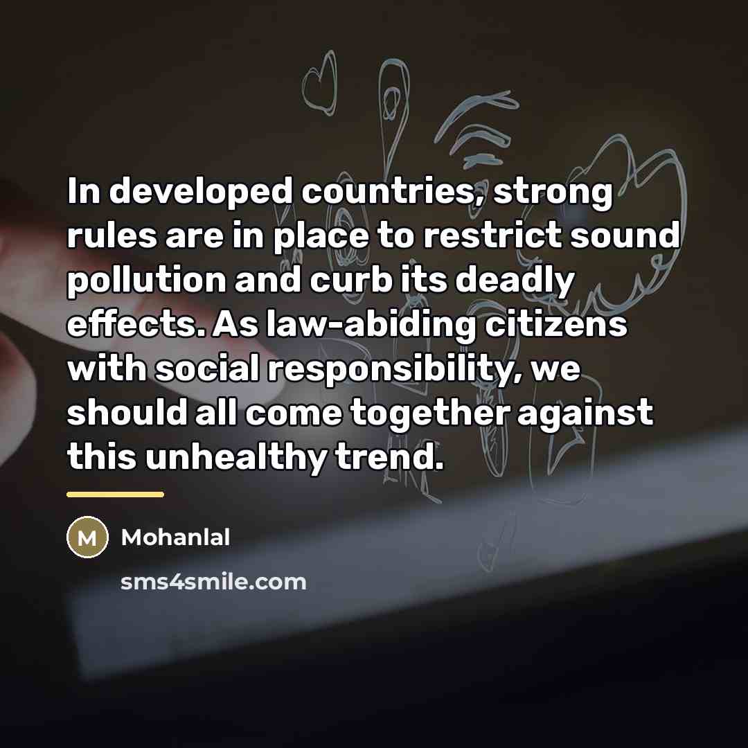 “In developed countries, strong rules are in place to restrict…” quote by Mohanlal