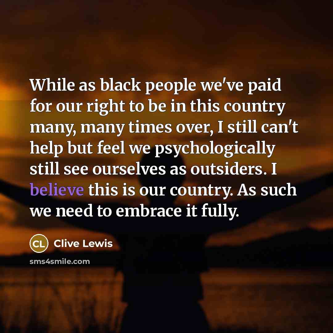“While as black people we've paid for our right to…” quote by Clive Lewis