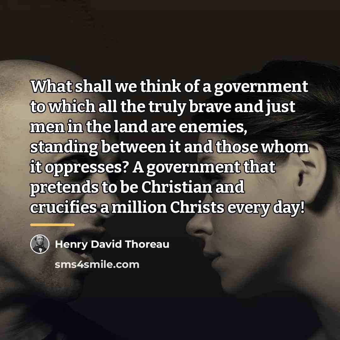 “What shall we think of a government to which all…” quote by Henry David Thoreau