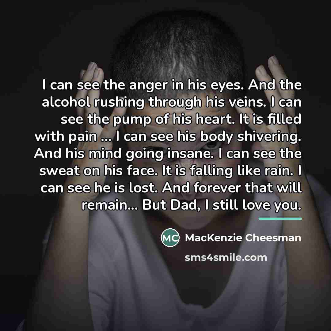 “I can see the anger in his eyes. And the…” quote by MacKenzie Cheesman