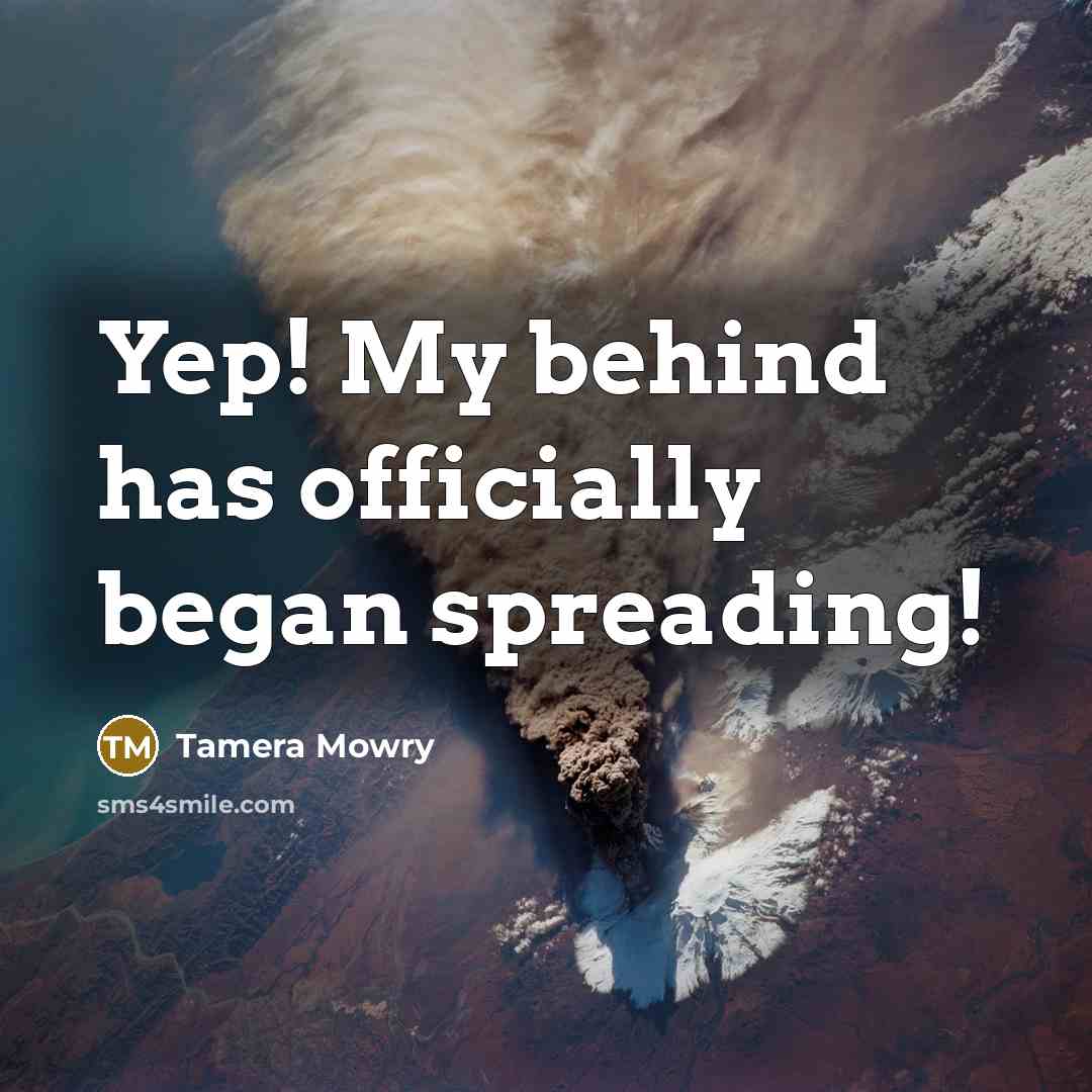 “Yep! My behind has officially began spreading!” quote by Tamera Mowry