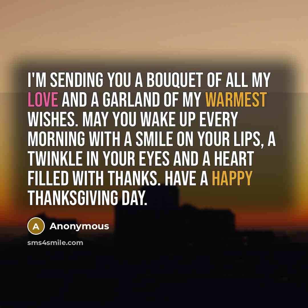“I'm sending you a bouquet of all my love and…” quote by Anonymous