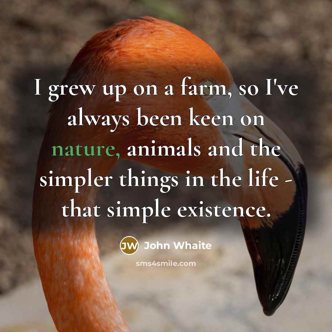 “I grew up on a farm, so I've always been…” quote by John Whaite