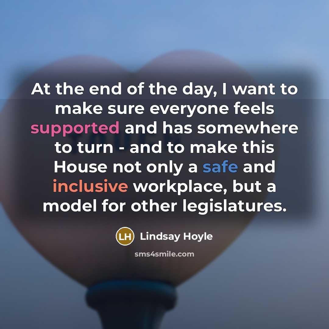 “At the end of the day, I want to make…” quote by Lindsay Hoyle