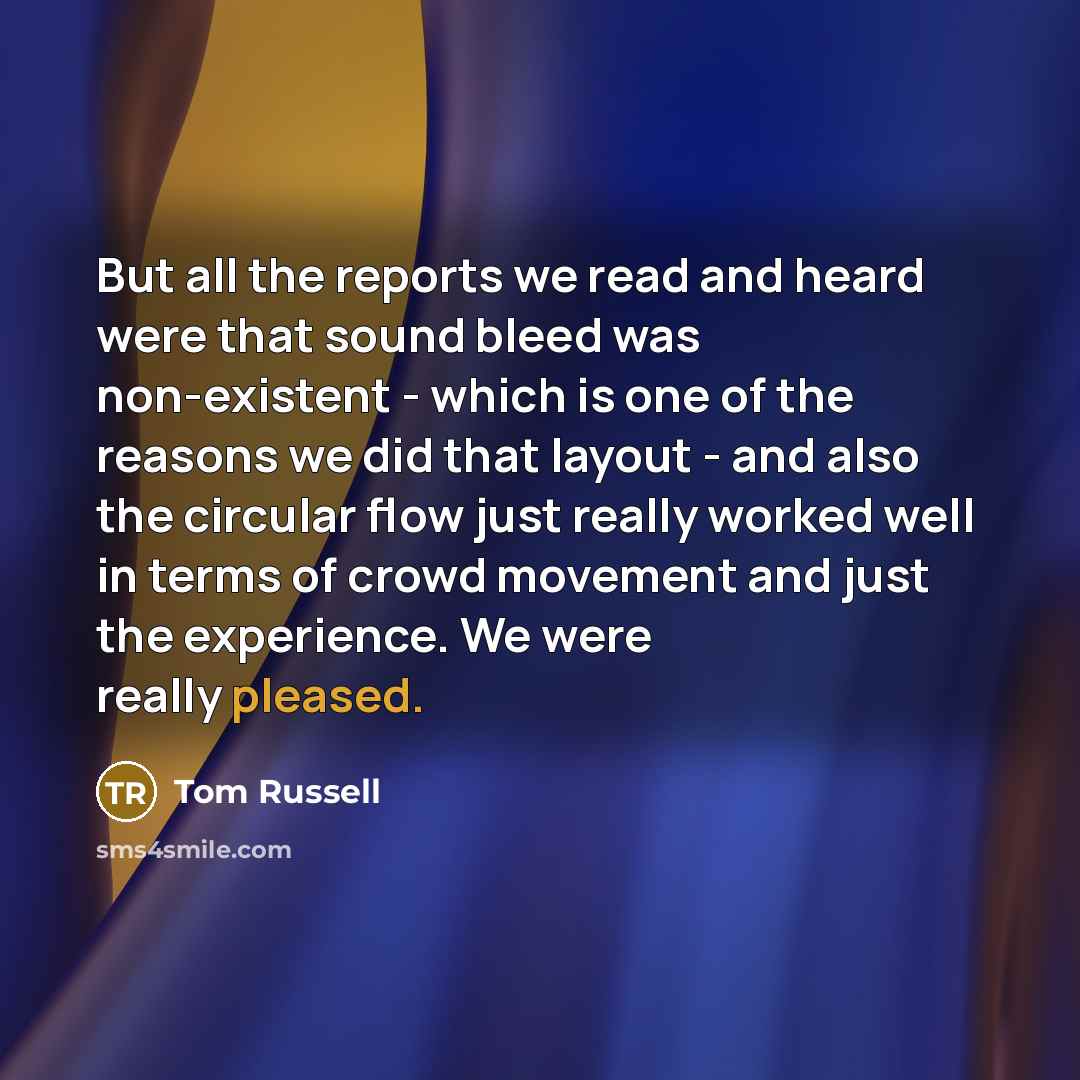 “But all the reports we read and heard were that…” quote by Tom Russell