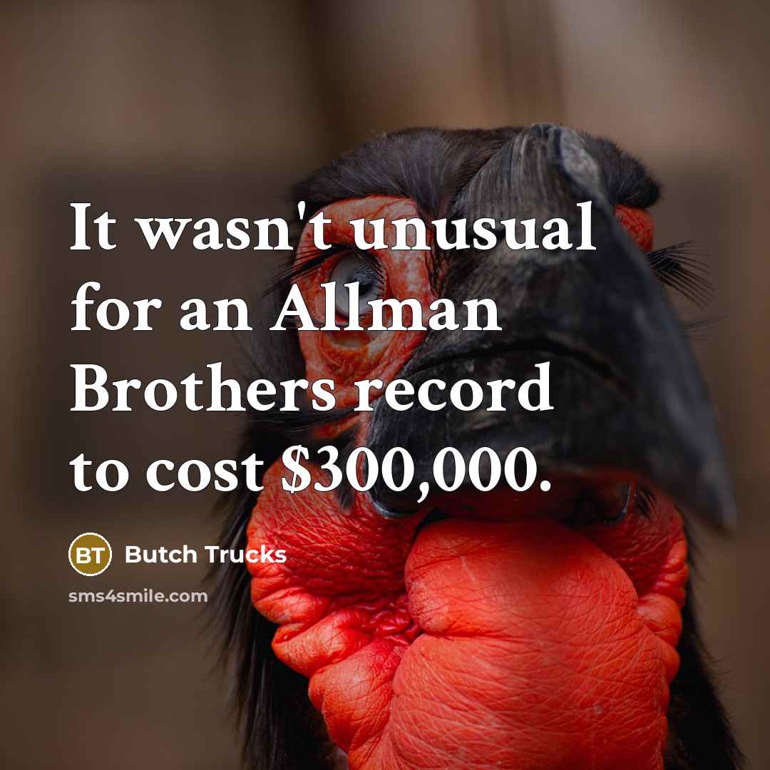 “It wasn't unusual for an Allman Brothers record to cost…” quote by Butch Trucks