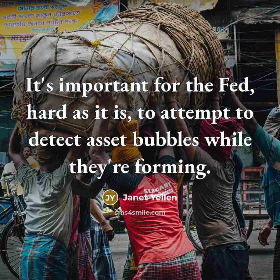 “It's important for the Fed, hard as it is, to…” quote by Janet Yellen