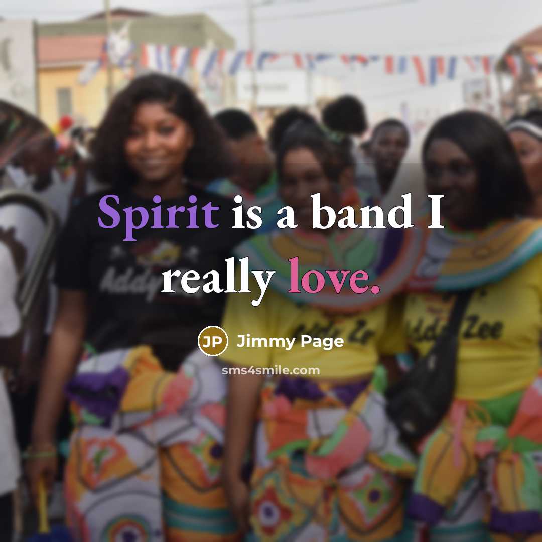 “Spirit is a band I really love.…” quote by Jimmy Page