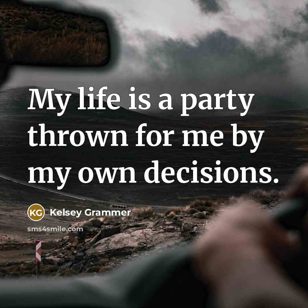 “My life is a party thrown for me by my…” quote by Kelsey Grammer