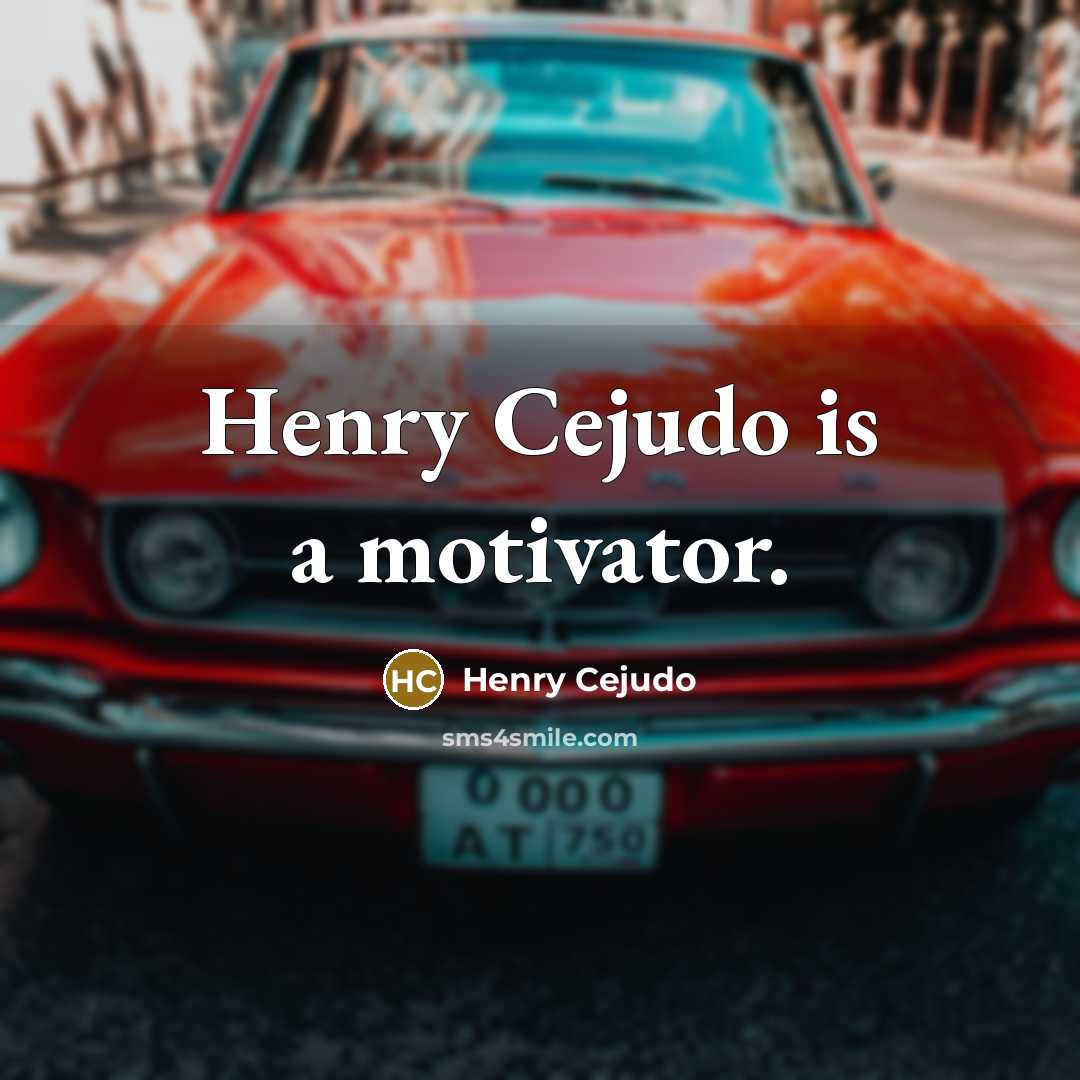 “Henry Cejudo is a motivator.…” quote by Henry Cejudo