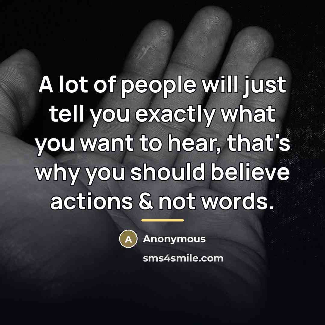 “A lot of people will just tell you exactly what…” quote by Anonymous