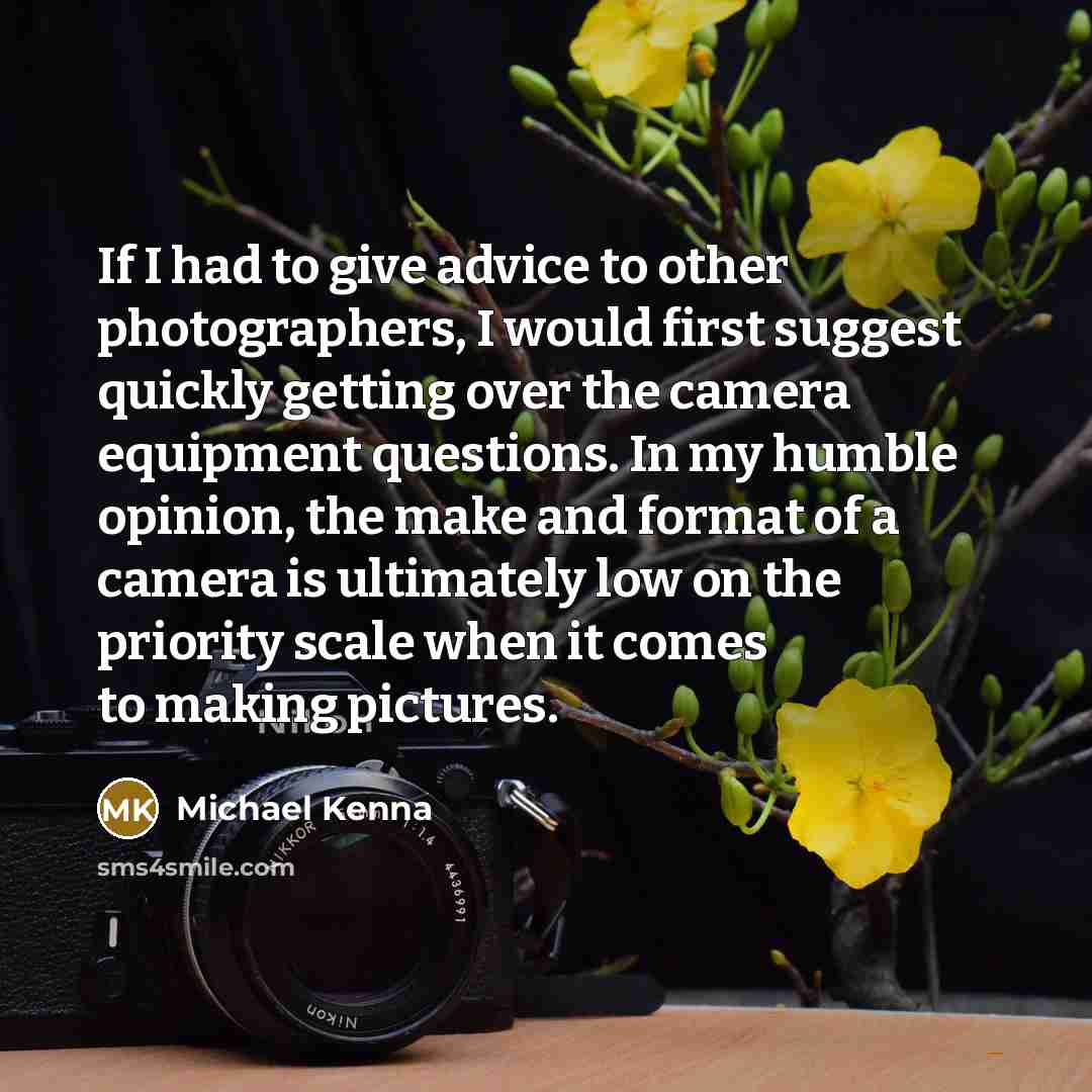 “If I had to give advice to other photographers, I…” quote by Michael Kenna