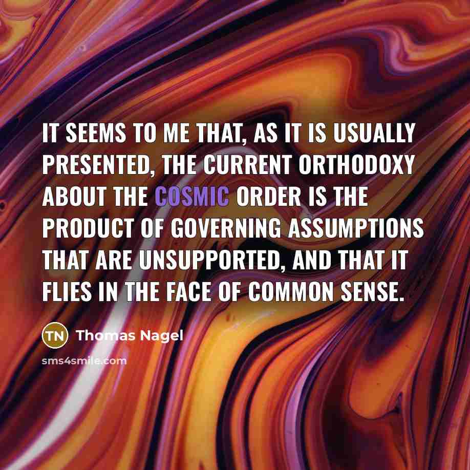 “It seems to me that, as it is usually presented,…” quote by Thomas Nagel