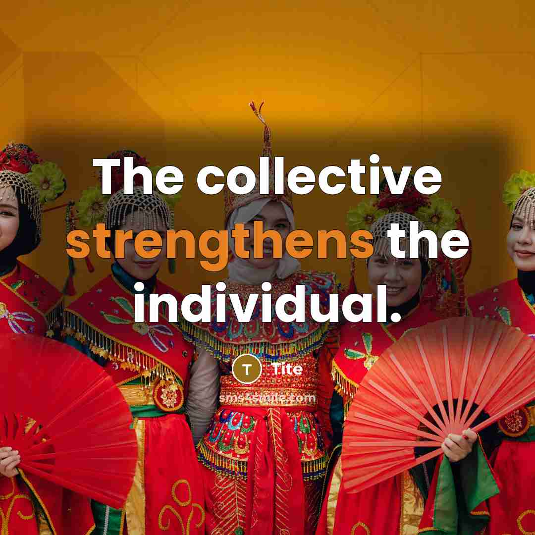 “The collective strengthens the individual.…” quote by Tite