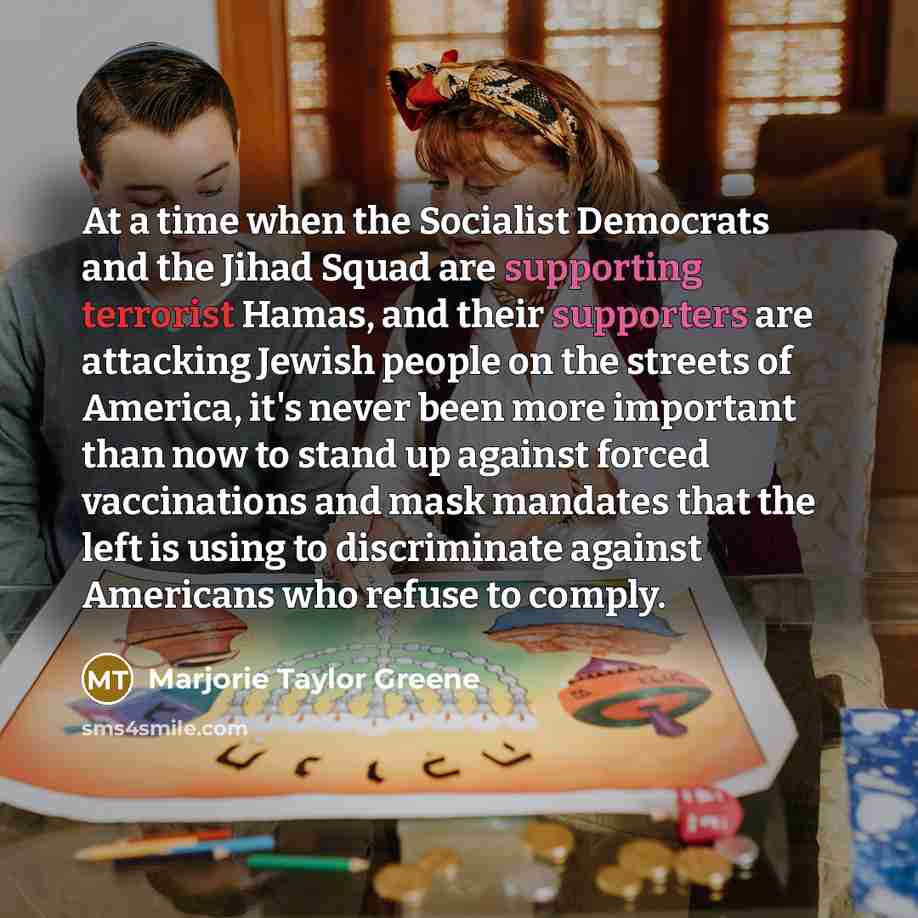 “At a time when the Socialist Democrats and the Jihad…” quote by Marjorie Taylor Greene