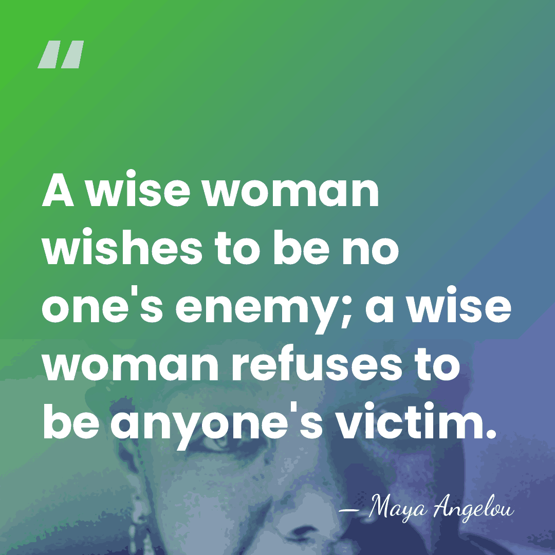 A wise woman wishes to be no one's enemy; a wise woman&hellip; - Maya Angelou