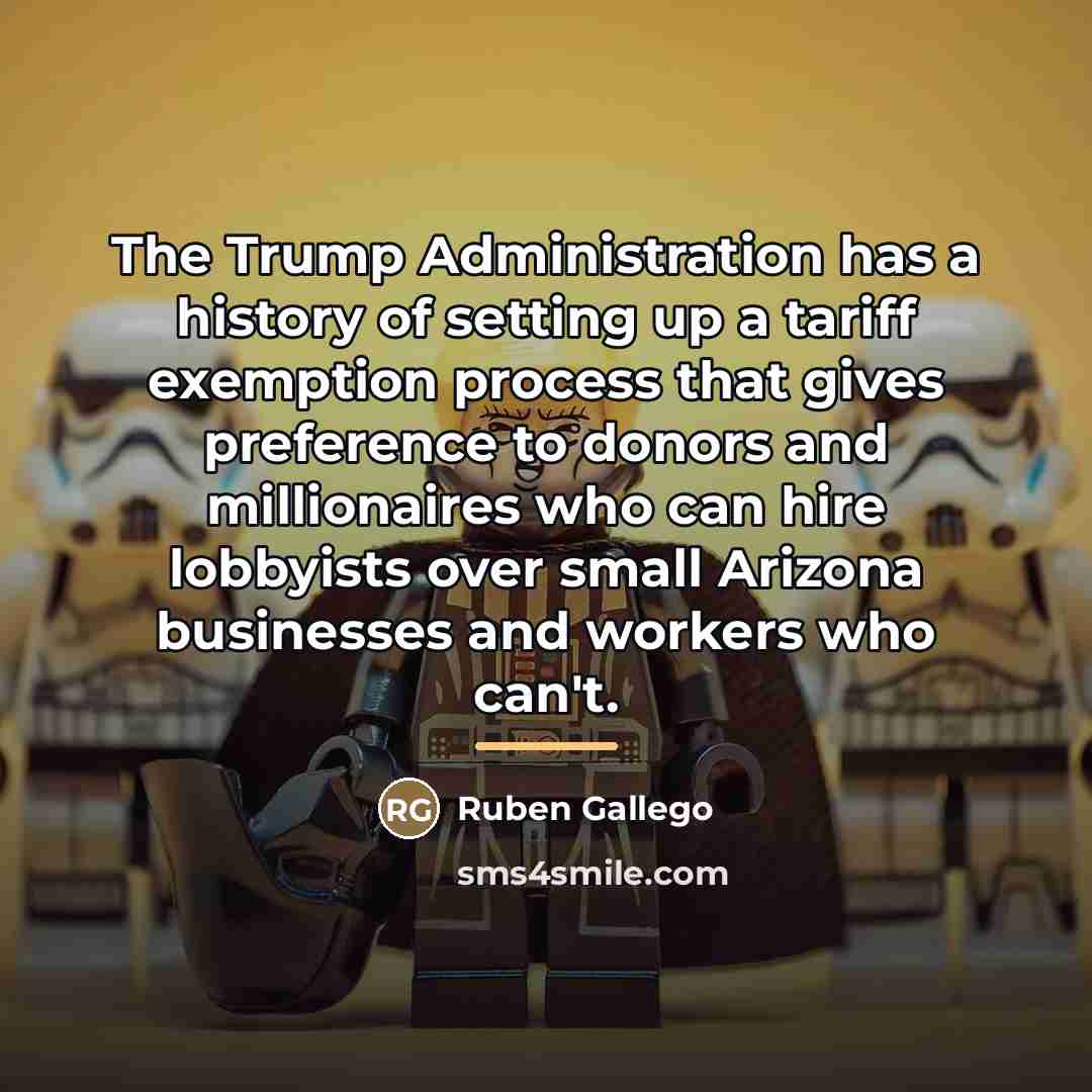 “The Trump Administration has a history of setting up a…” quote by Ruben Gallego