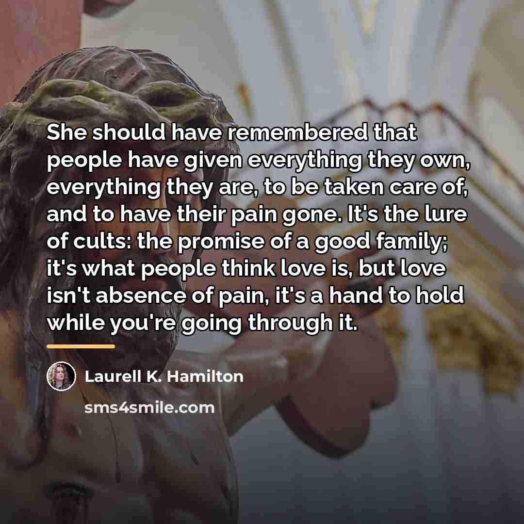 “She should have remembered that people have given everything they…” quote by Laurell K. Hamilton