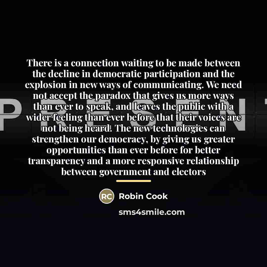 “There is a connection waiting to be made between the…” quote by Robin Cook