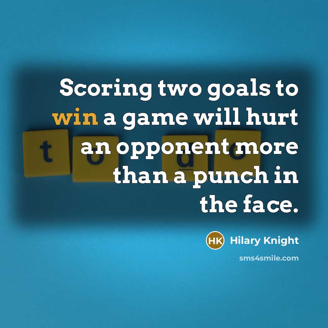 “Scoring two goals to win a game will hurt an…” quote by Hilary Knight