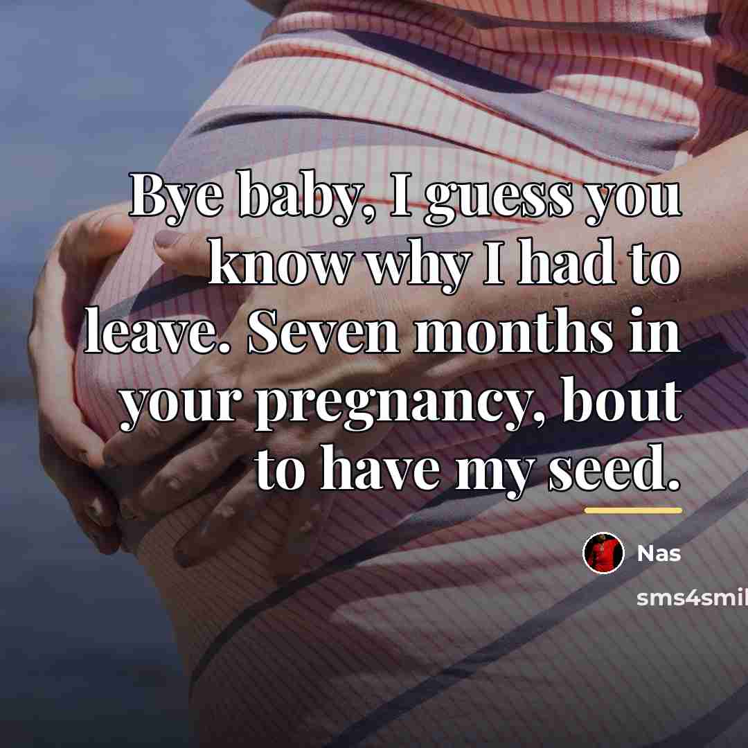 “Bye baby, I guess you know why I had to…” quote by Nas