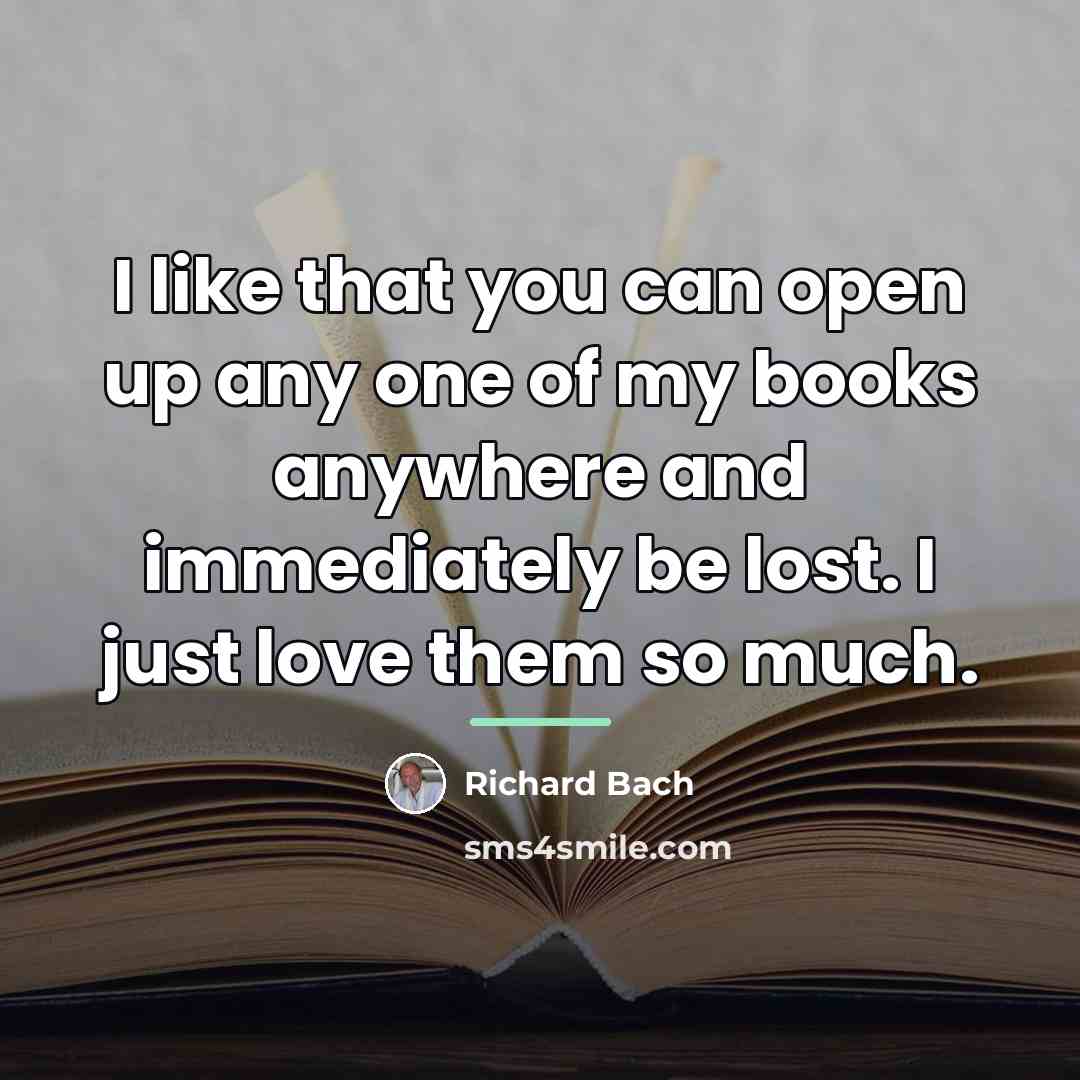“I like that you can open up any one of…” quote by Richard Bach