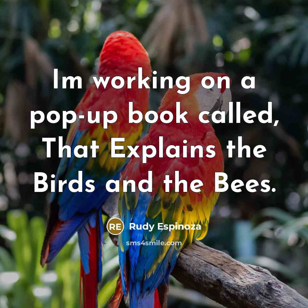 “Im working on a pop-up book called, That Explains the…” quote by Rudy Espinoza