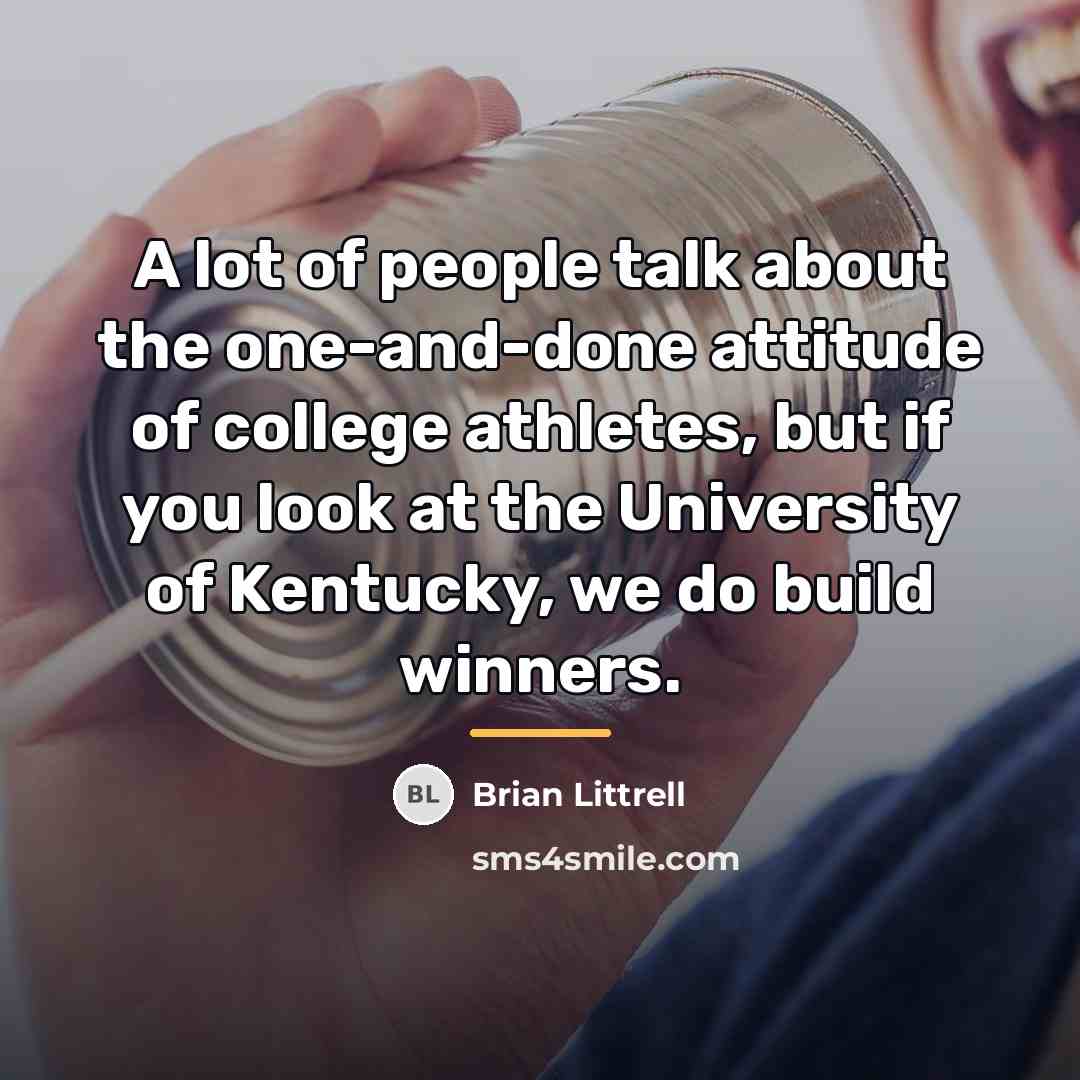 “A lot of people talk about the one-and-done attitude of…” quote by Brian Littrell