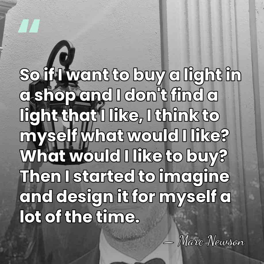 So if I want to buy a light in a shop and&hellip; - Marc Newson