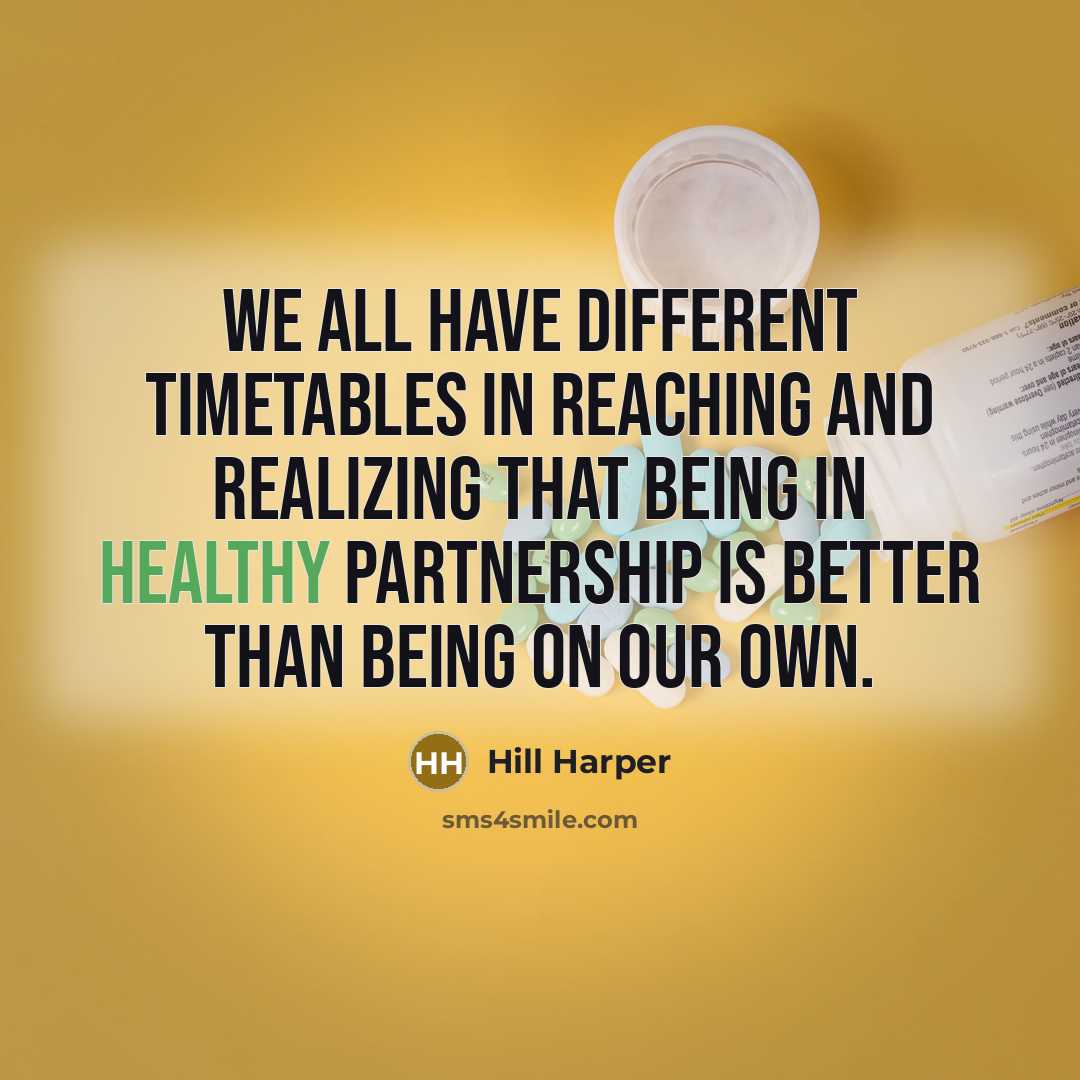 “We all have different timetables in reaching and realizing that…” quote by Hill Harper