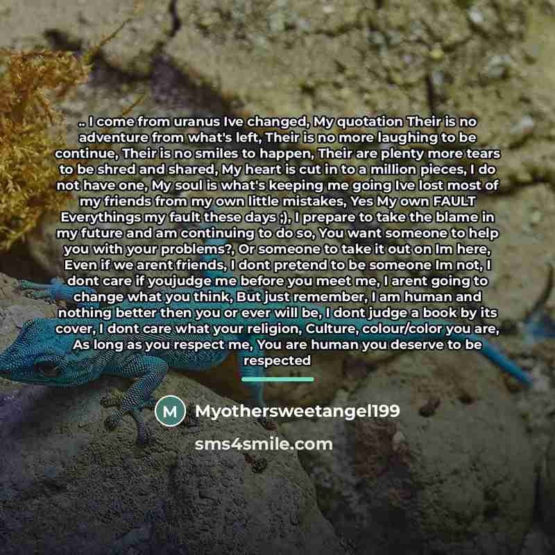 “.. I come from uranus Ive changed, My quotation Their…” quote by Myothersweetangel199