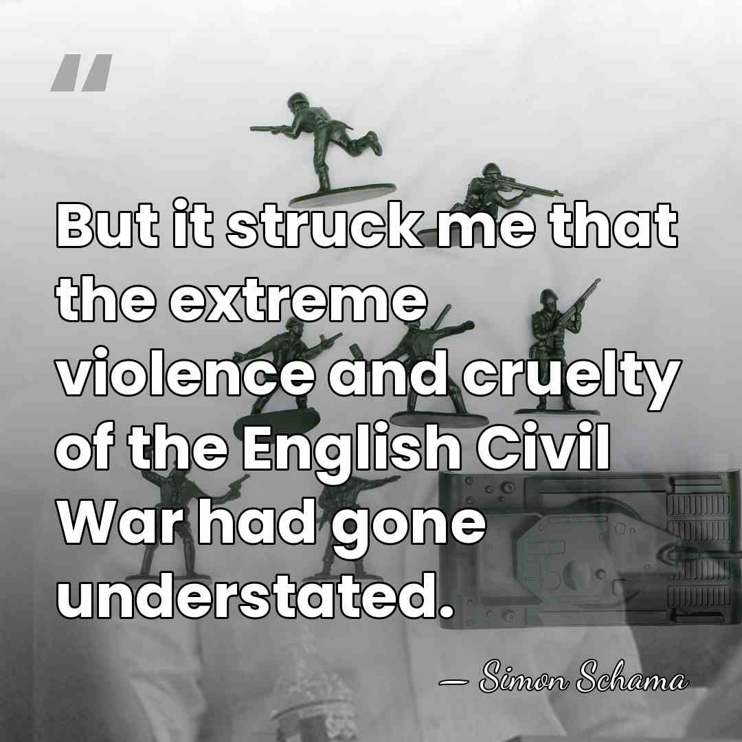 But it struck me that the extreme violence and cruelty of the&hellip; - Simon Schama