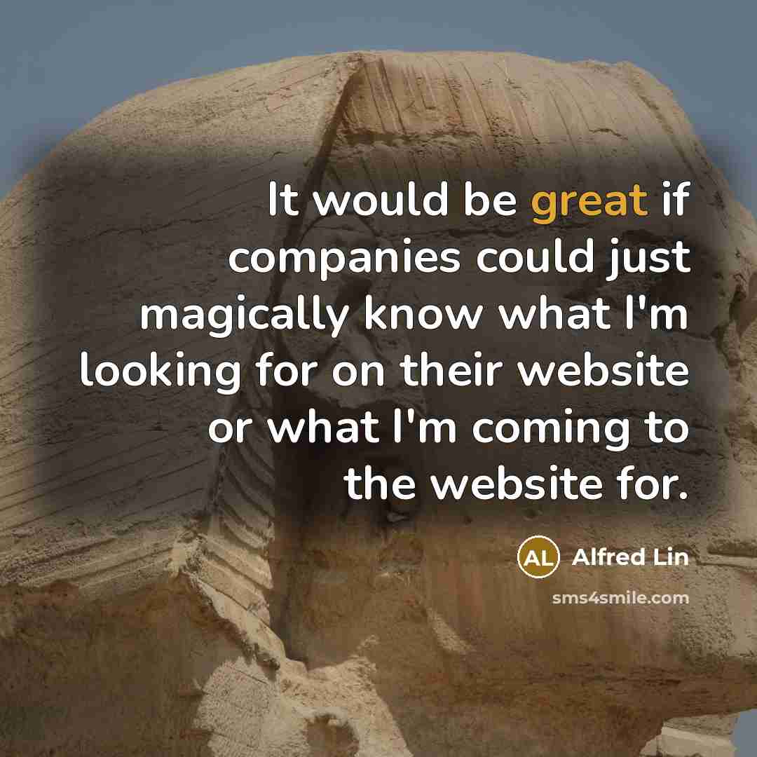 “It would be great if companies could just magically know…” quote by Alfred Lin