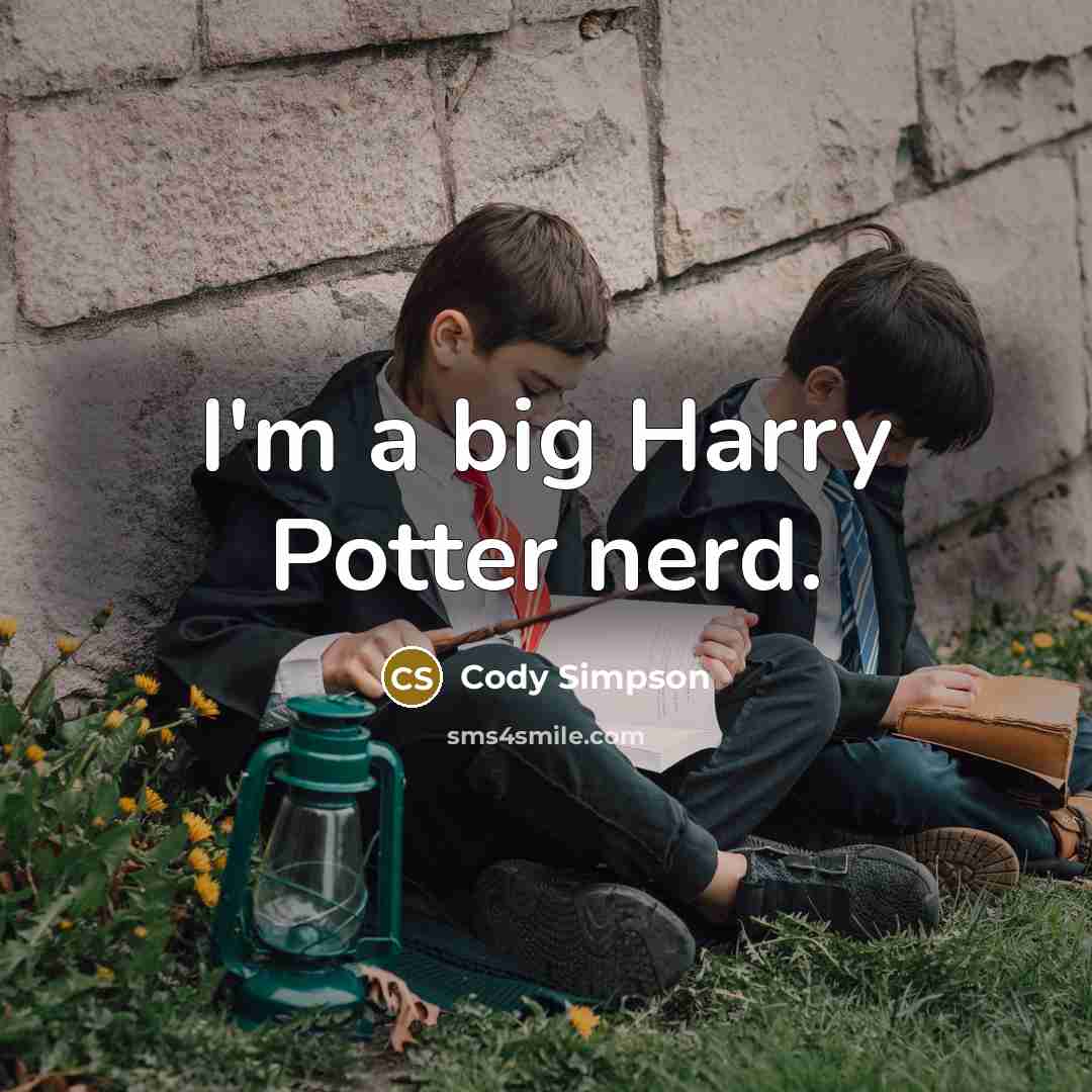 “I'm a big Harry Potter nerd.…” quote by Cody Simpson