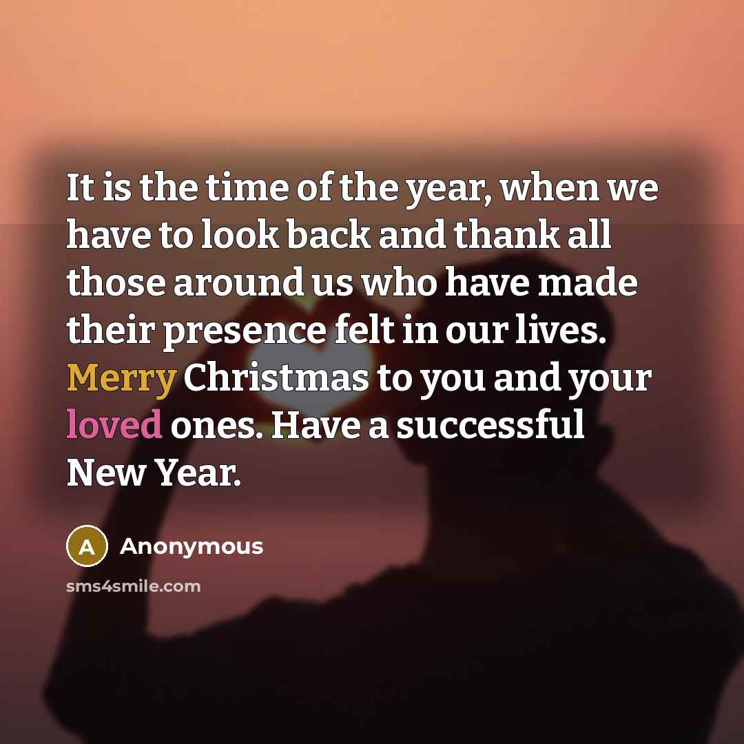 “It is the time of the year, when we have…” quote by Anonymous