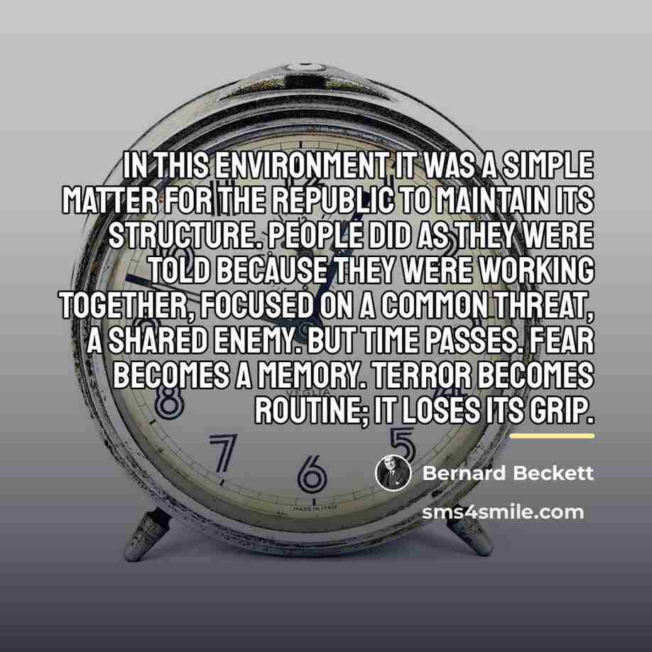“In this environment it was a simple matter for The…” quote by Bernard Beckett