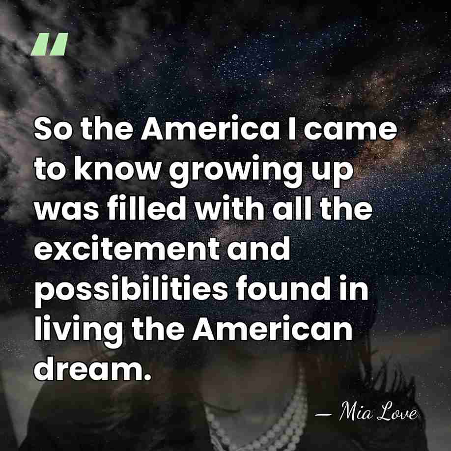 So the America I came to know growing up was filled with&hellip; - Mia Love
