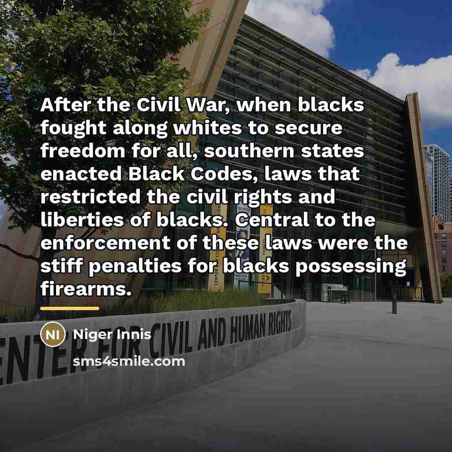“After the Civil War, when blacks fought along whites to…” quote by Niger Innis