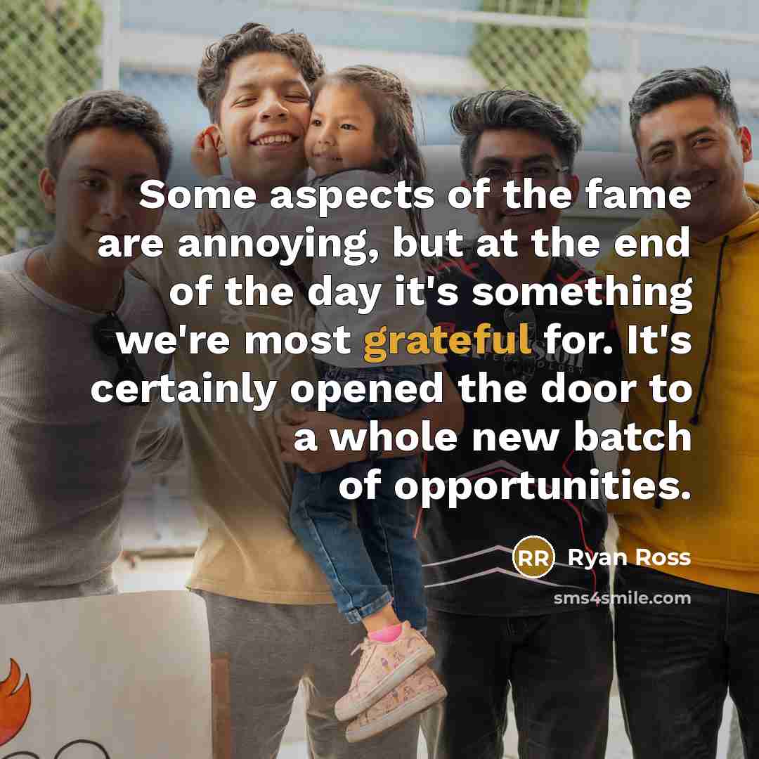 “Some aspects of the fame are annoying, but at the…” quote by Ryan Ross