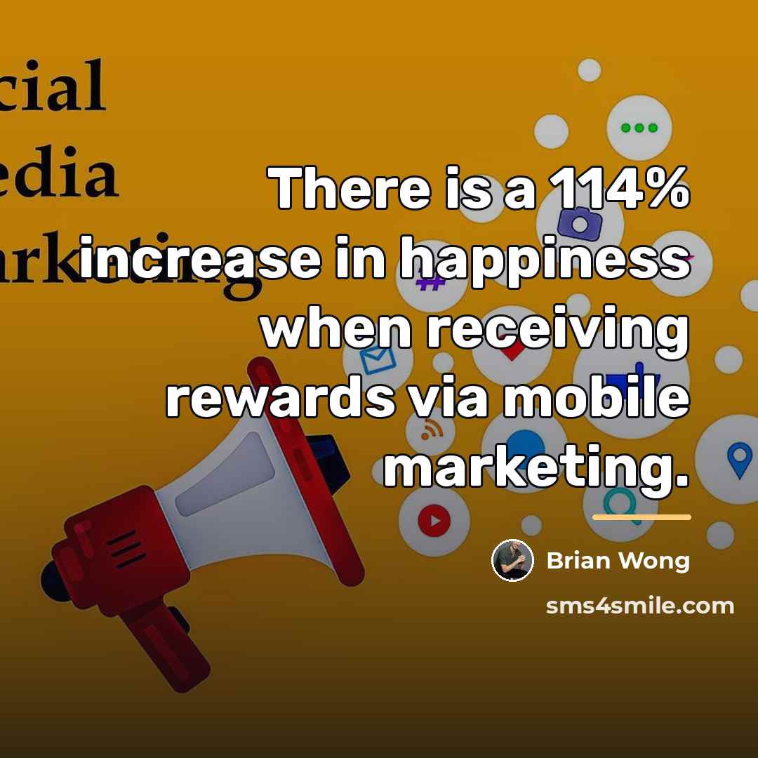 “There is a 114% increase in happiness when receiving rewards…” quote by Brian Wong