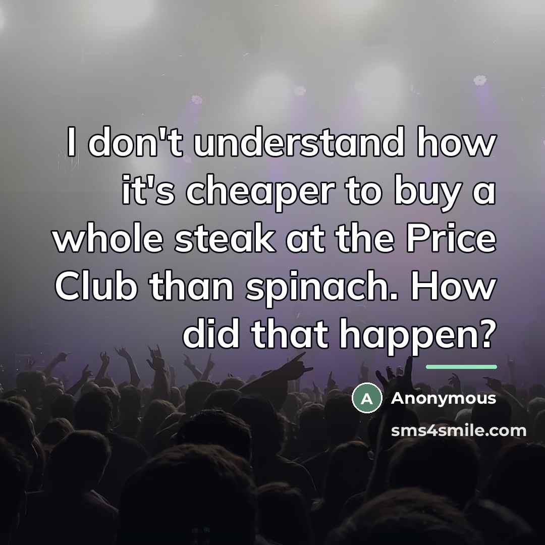 “I don't understand how it's cheaper to buy a whole…” quote by Anonymous
