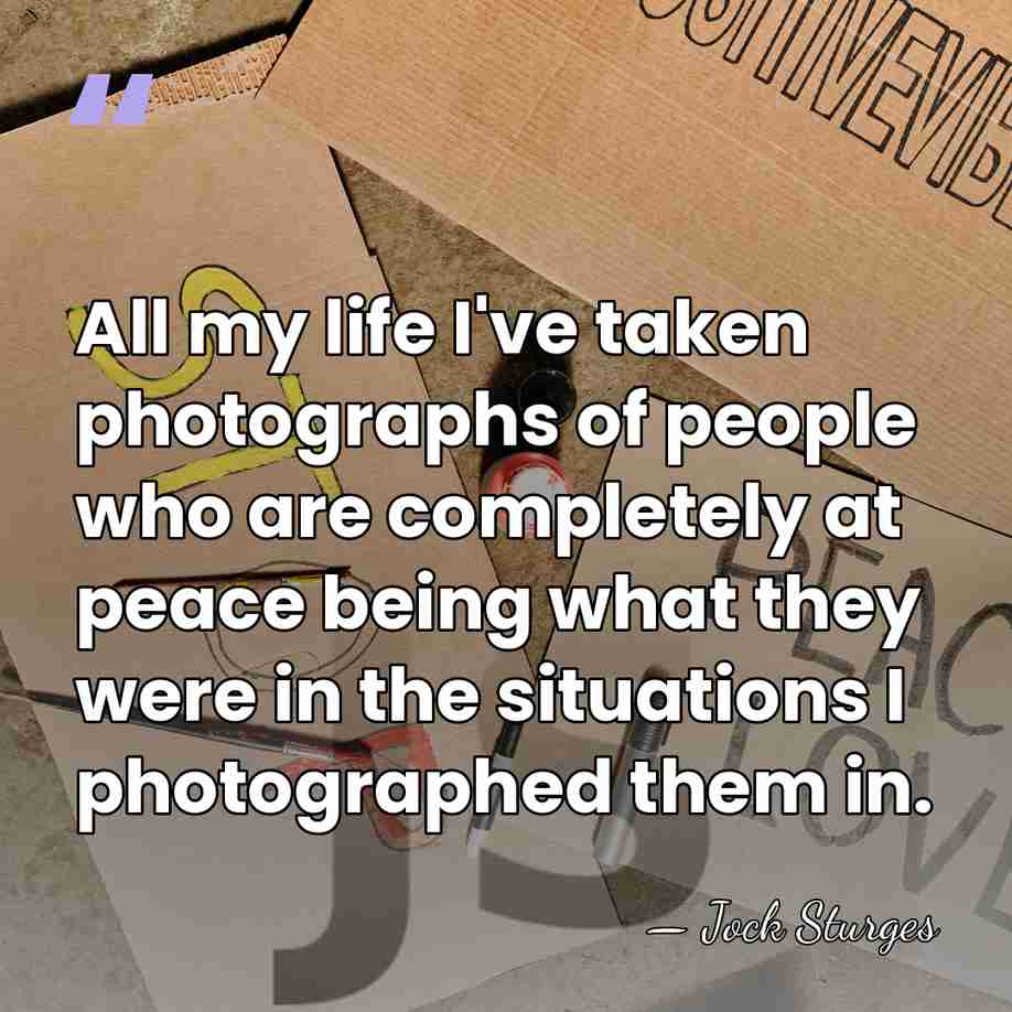 All my life I've taken photographs of people who are completely at&hellip; - Jock Sturges